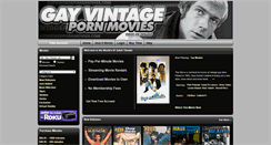 Desktop Screenshot of gayvintagepornmovies.com